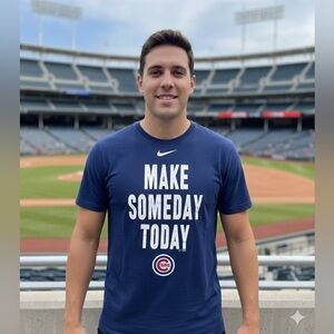 Nike Blue Graphic Tee